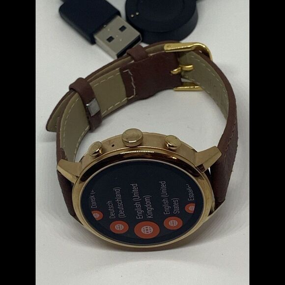 Fossil Gen 4 Authentic Digital Dial Smart Watch Custom Band FTW6018 QT415 - Picture 8 of 12